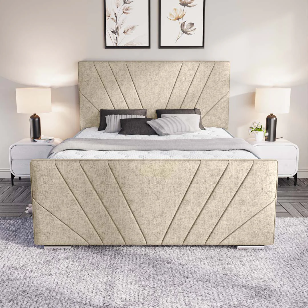 Fiji Sunrise Upholstered Ottoman Bed - Image 5