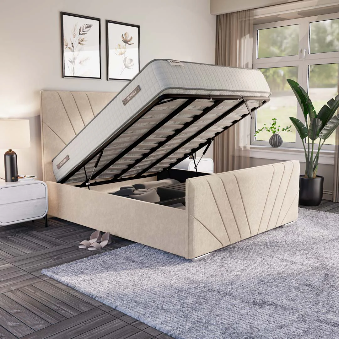 Fiji Sunrise Upholstered Ottoman Bed - Image 6