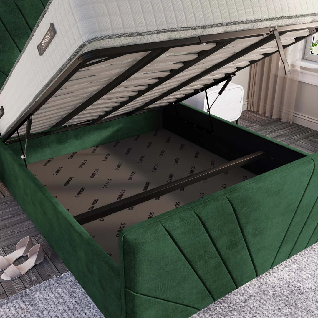 Fiji Sunrise Upholstered Ottoman Bed - Image 7