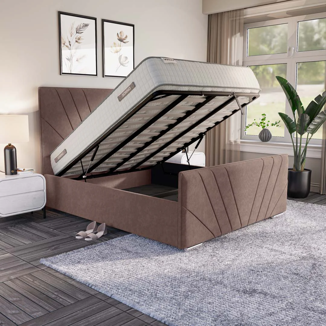 Fiji Sunrise Upholstered Ottoman Bed - Image 2