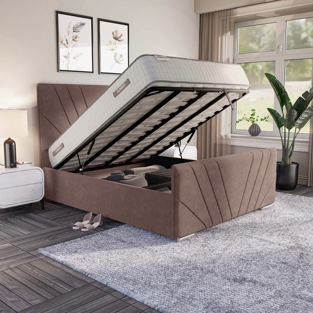 Fiji Sunrise Upholstered Ottoman Bed - Image 6