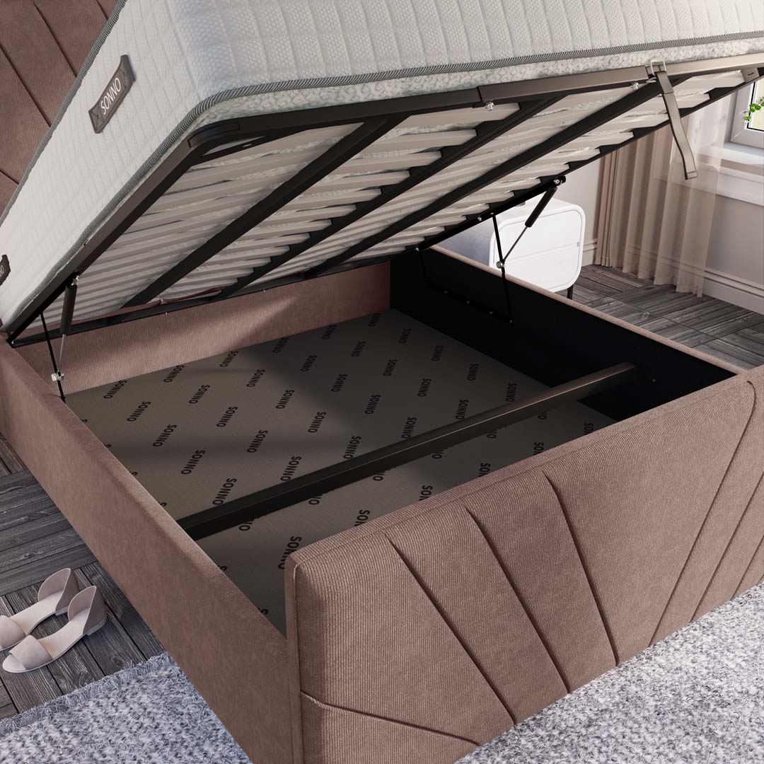 Fiji Sunrise Upholstered Ottoman Bed - Image 7
