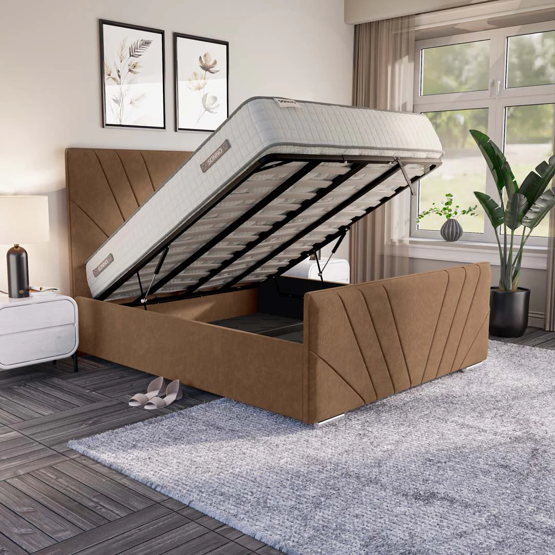 Fiji Sunrise Upholstered Ottoman Bed - Image 2
