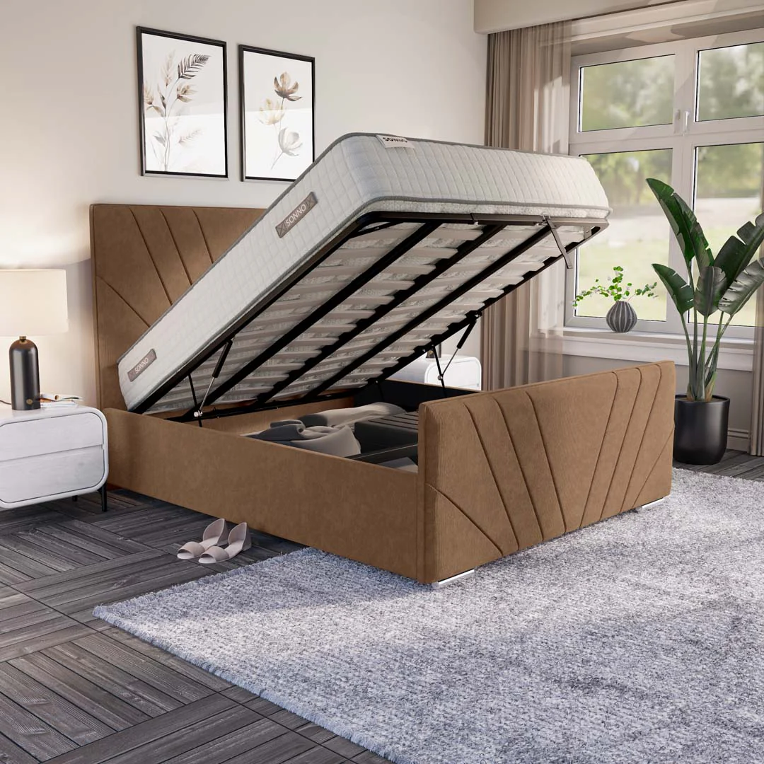 Fiji Sunrise Upholstered Ottoman Bed - Image 6