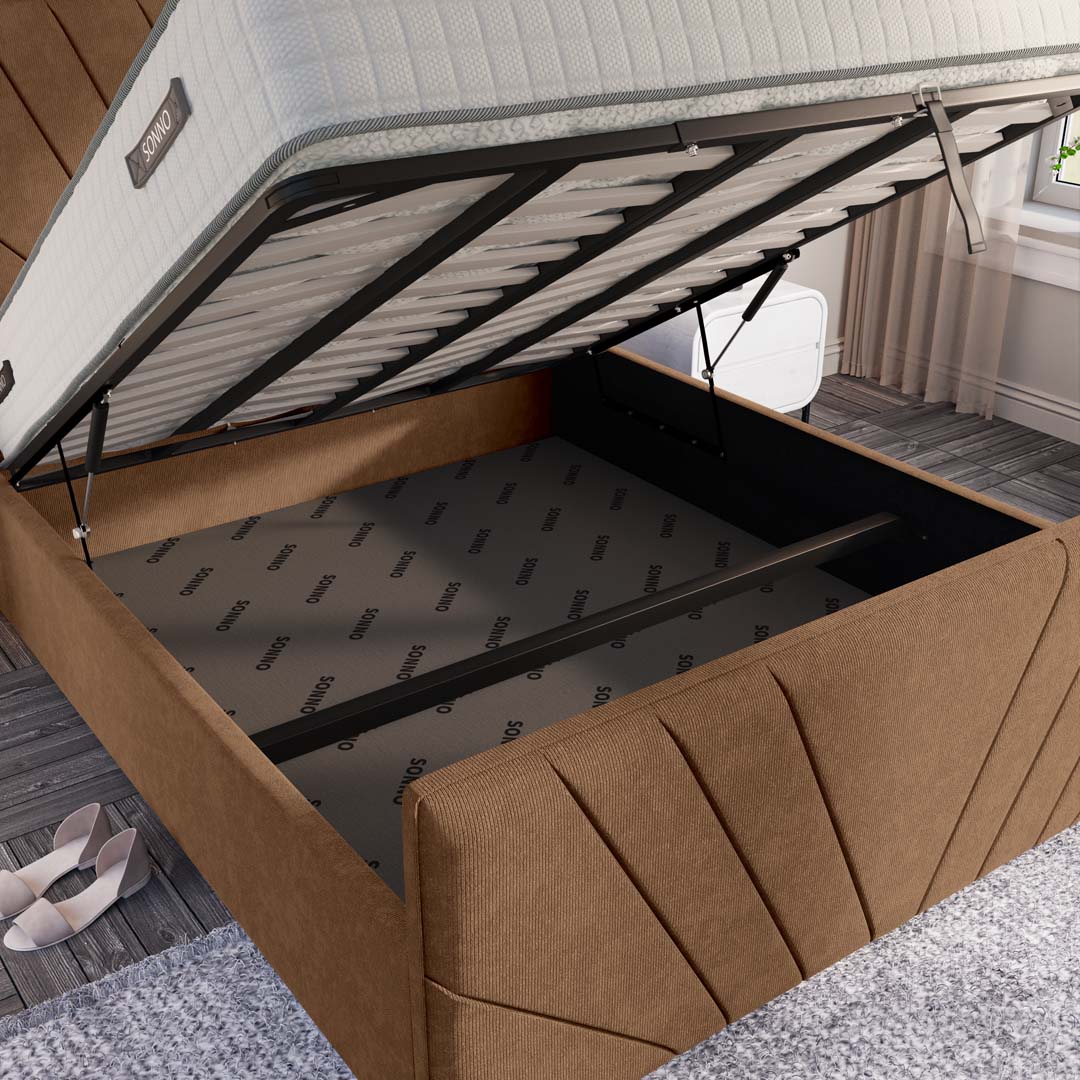 Fiji Sunrise Upholstered Ottoman Bed - Image 7
