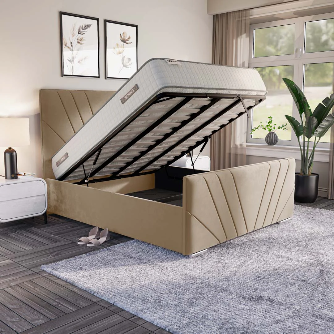 Fiji Sunrise Upholstered Ottoman Bed - Image 2