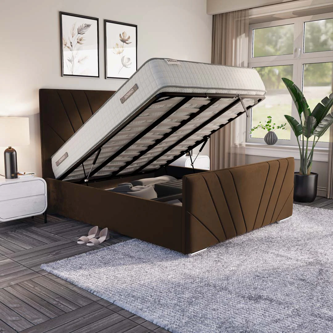 Fiji Sunrise Upholstered Ottoman Bed - Image 6