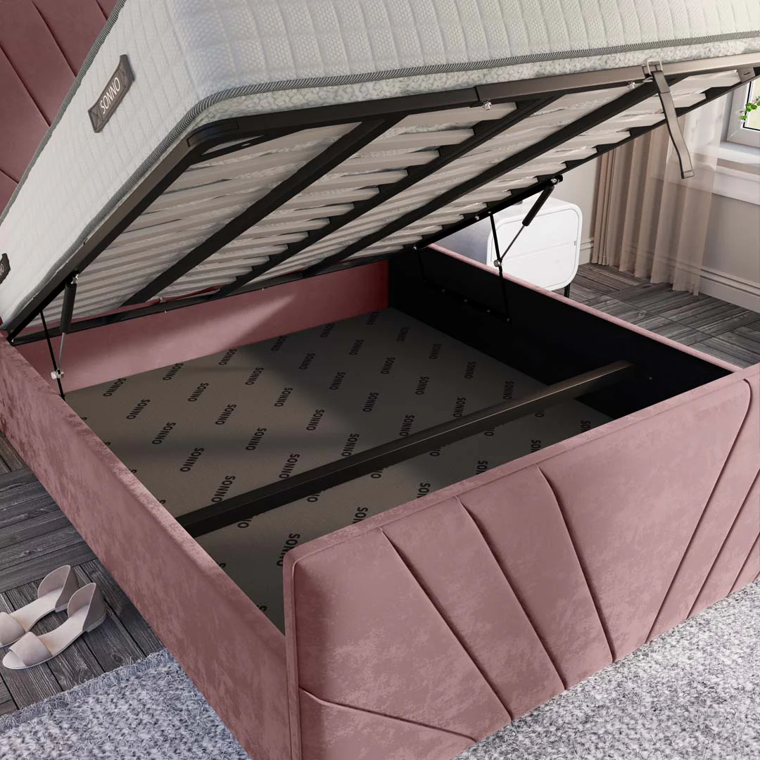 Fiji Sunrise Upholstered Ottoman Bed - Image 7