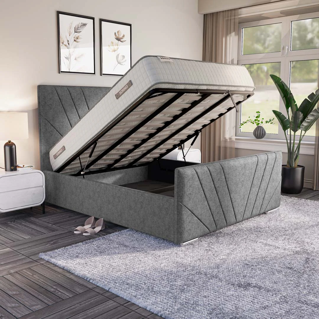 Fiji Sunrise Upholstered Ottoman Bed - Image 2
