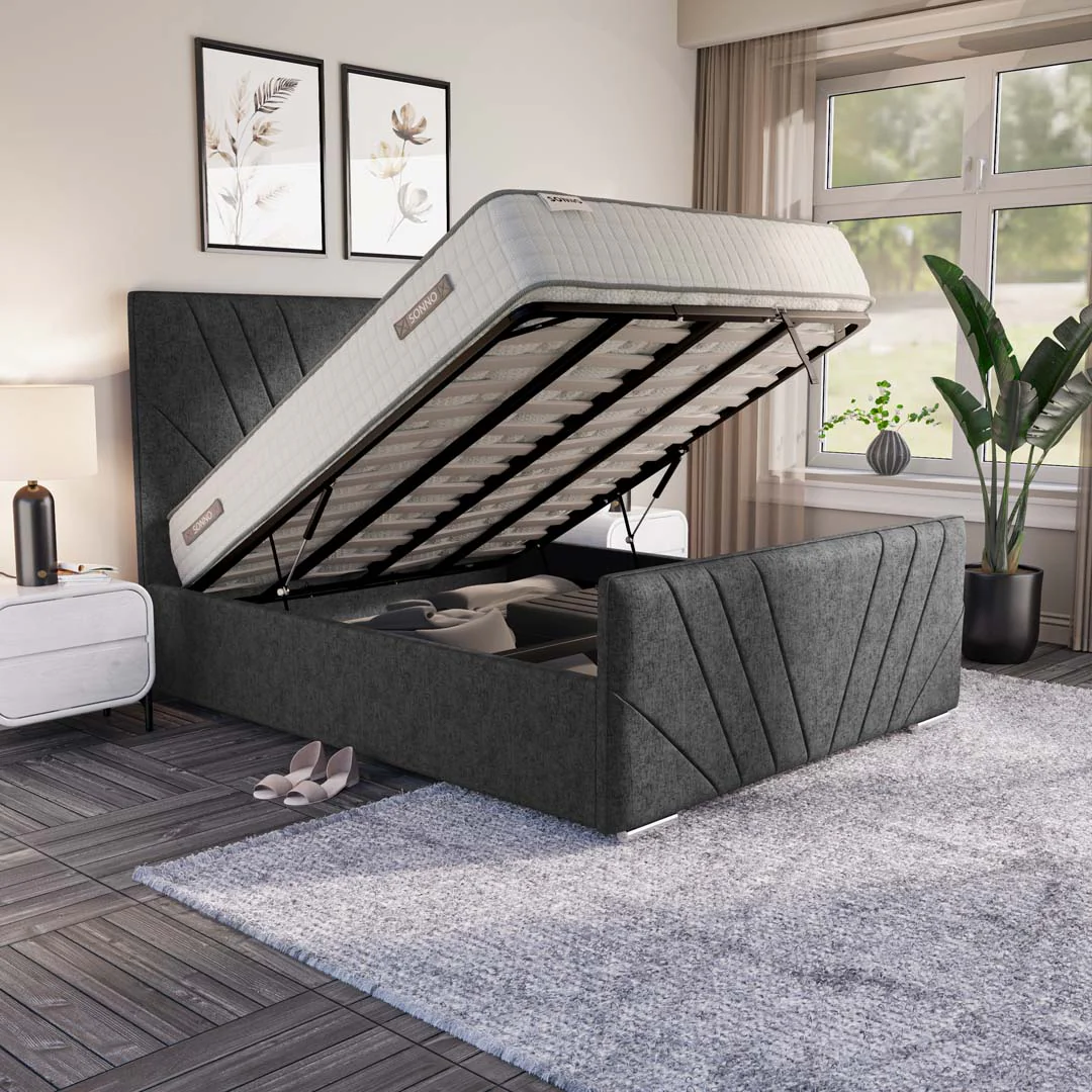 Fiji Sunrise Upholstered Ottoman Bed - Image 6