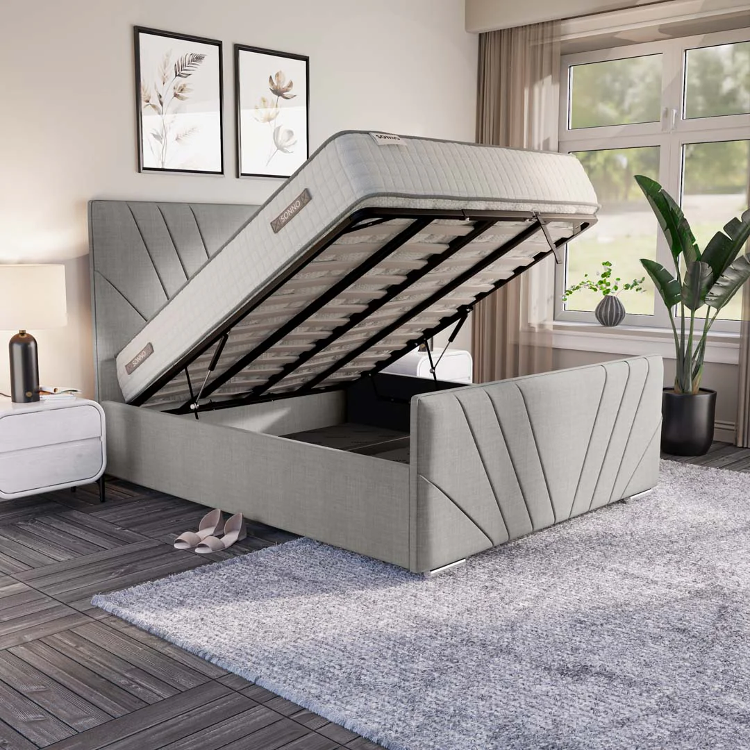 Fiji Sunrise Upholstered Ottoman Bed - Image 2