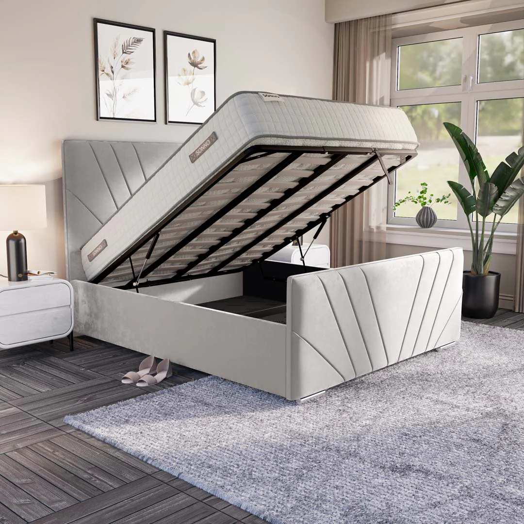 Fiji Sunrise Upholstered Ottoman Bed - Image 2