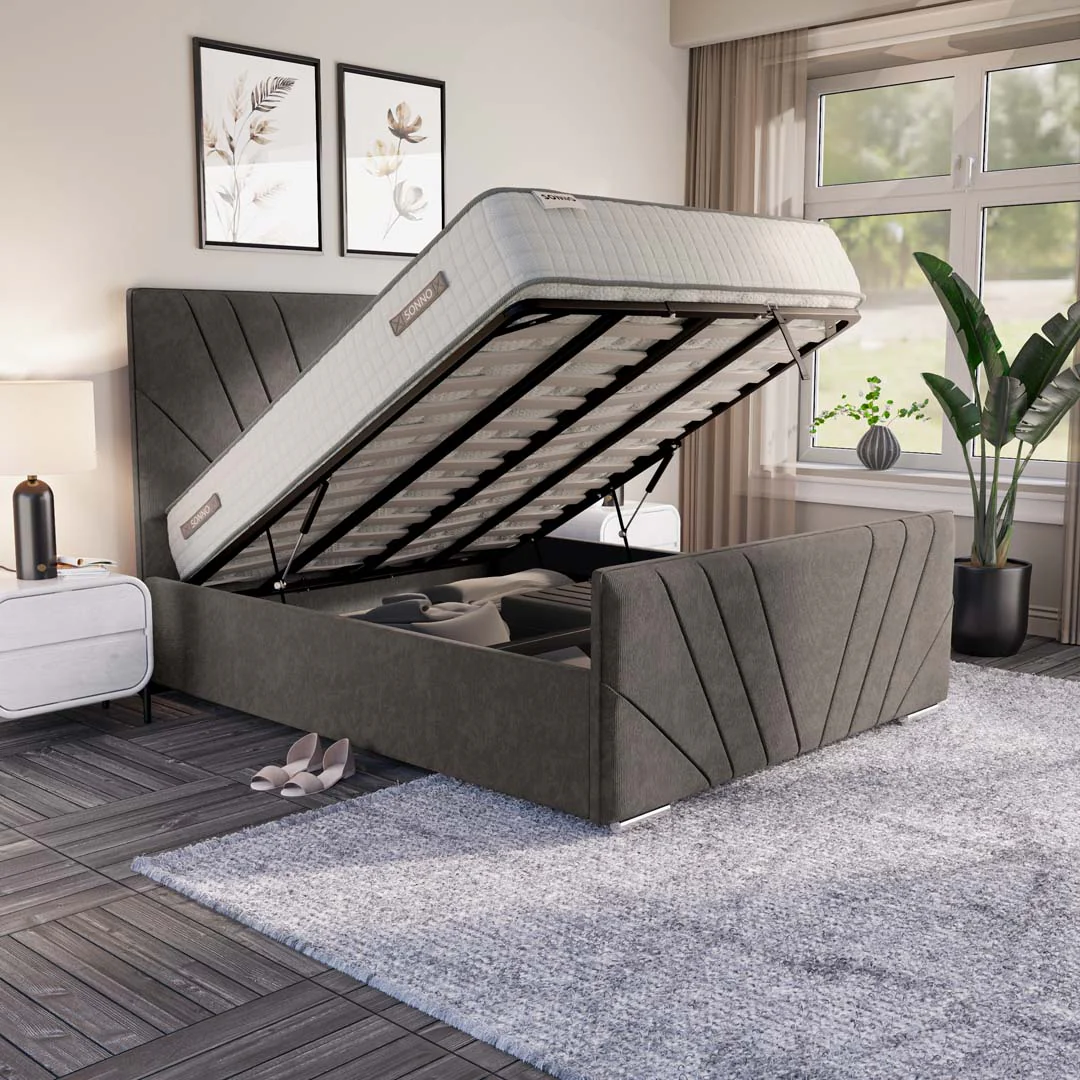 Fiji Sunrise Upholstered Ottoman Bed - Image 6