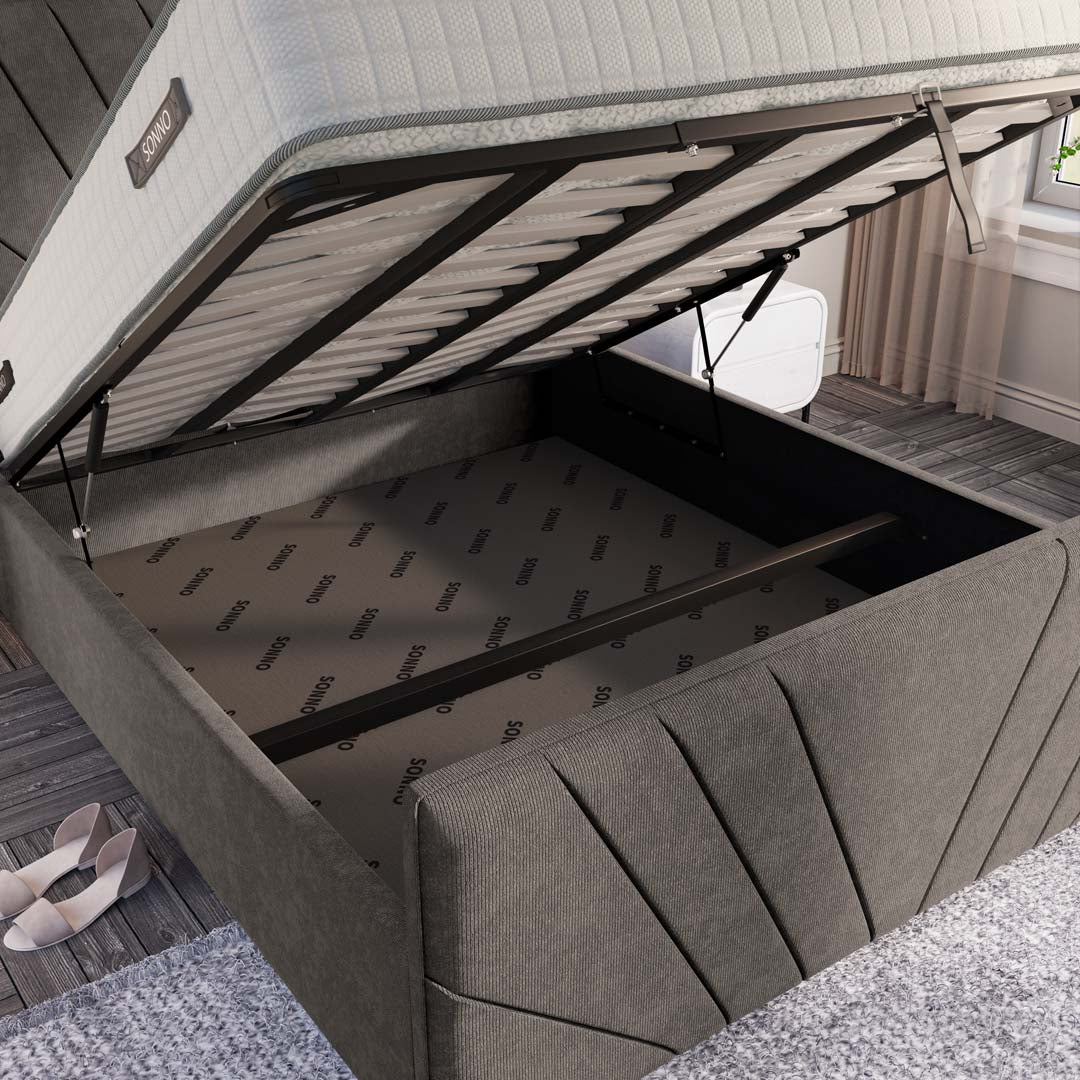Fiji Sunrise Upholstered Ottoman Bed - Image 7