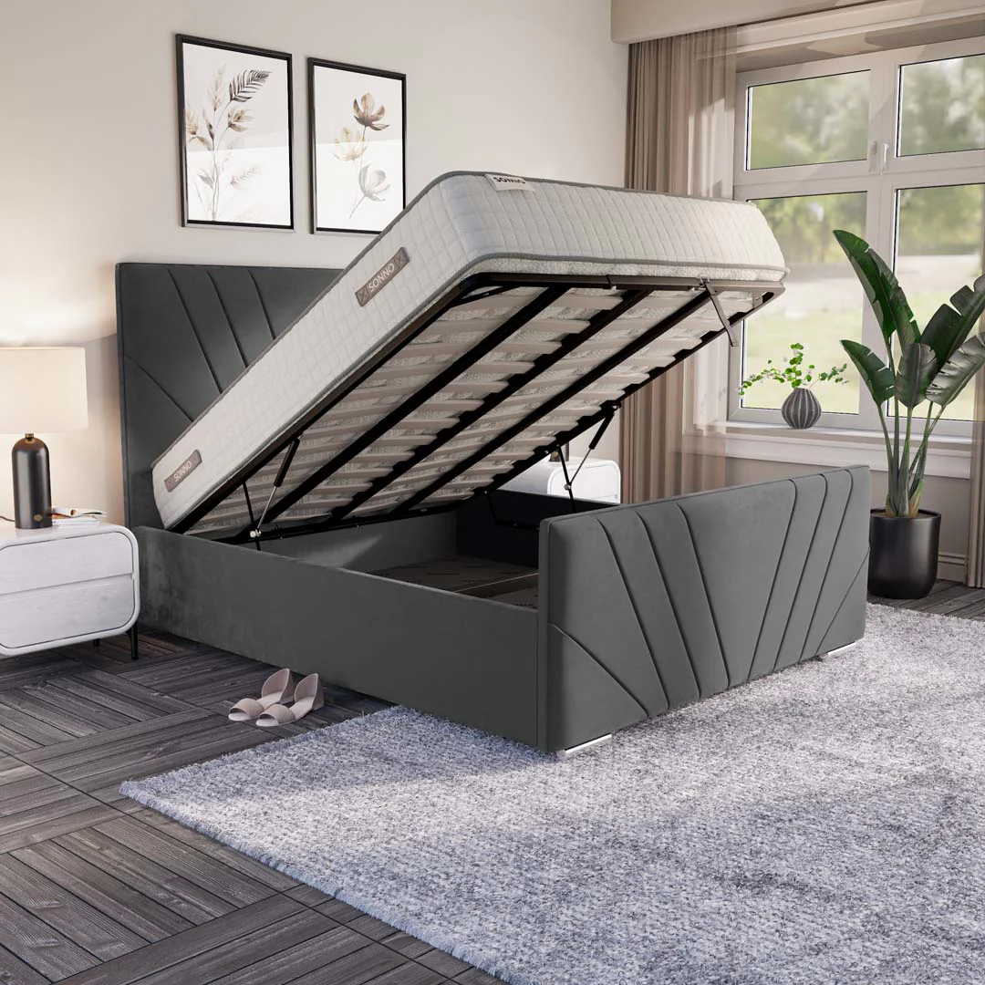 Fiji Sunrise Upholstered Ottoman Bed - Image 2