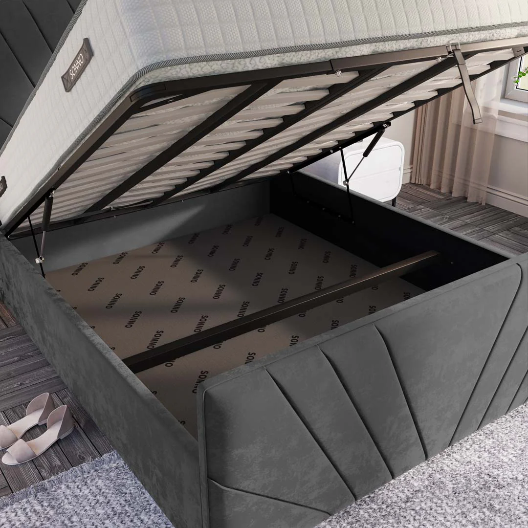 Fiji Sunrise Upholstered Ottoman Bed - Image 7