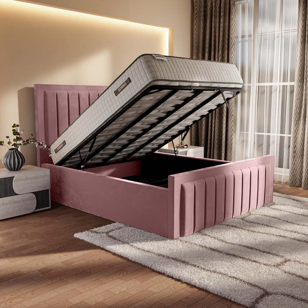 Hamilton Upholstered Ottoman Bed - Image 2