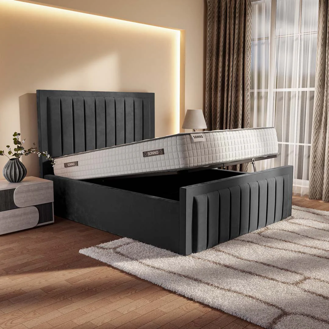 Hamilton Upholstered Ottoman Bed