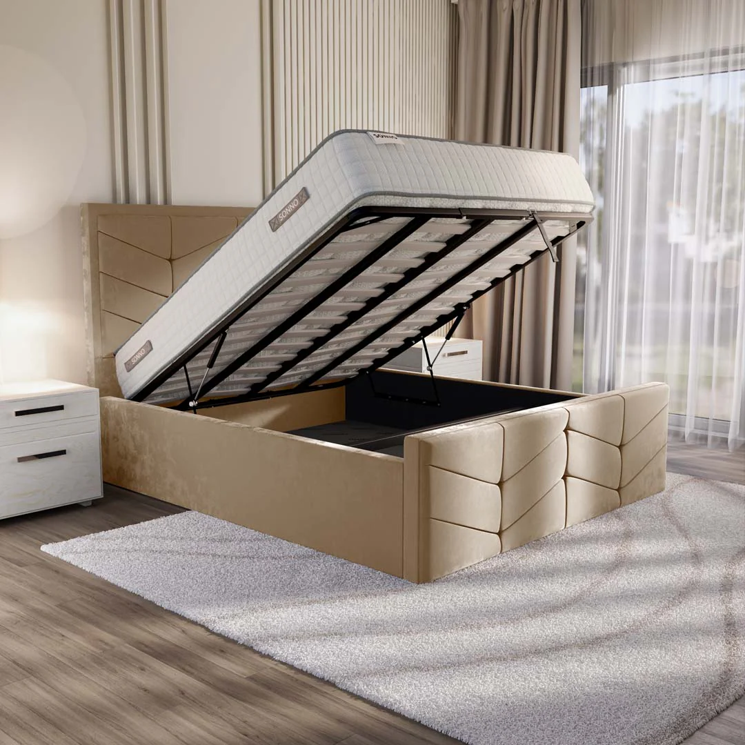 Lancaster Upholstered Ottoman Bed - Image 2