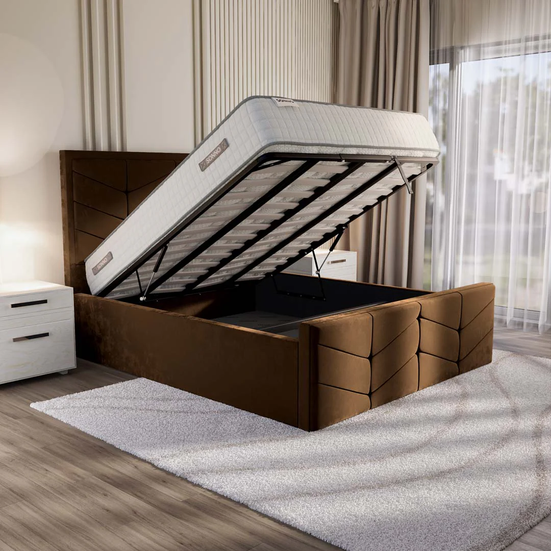 Lancaster Upholstered Ottoman Bed - Image 2