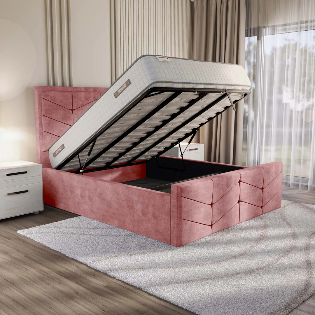 Lancaster Upholstered Ottoman Bed - Image 2