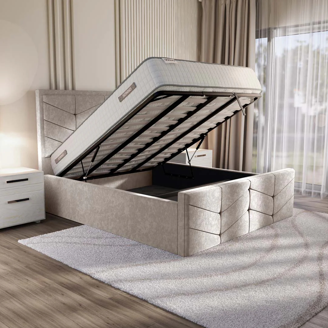 Lancaster Upholstered Ottoman Bed - Image 2