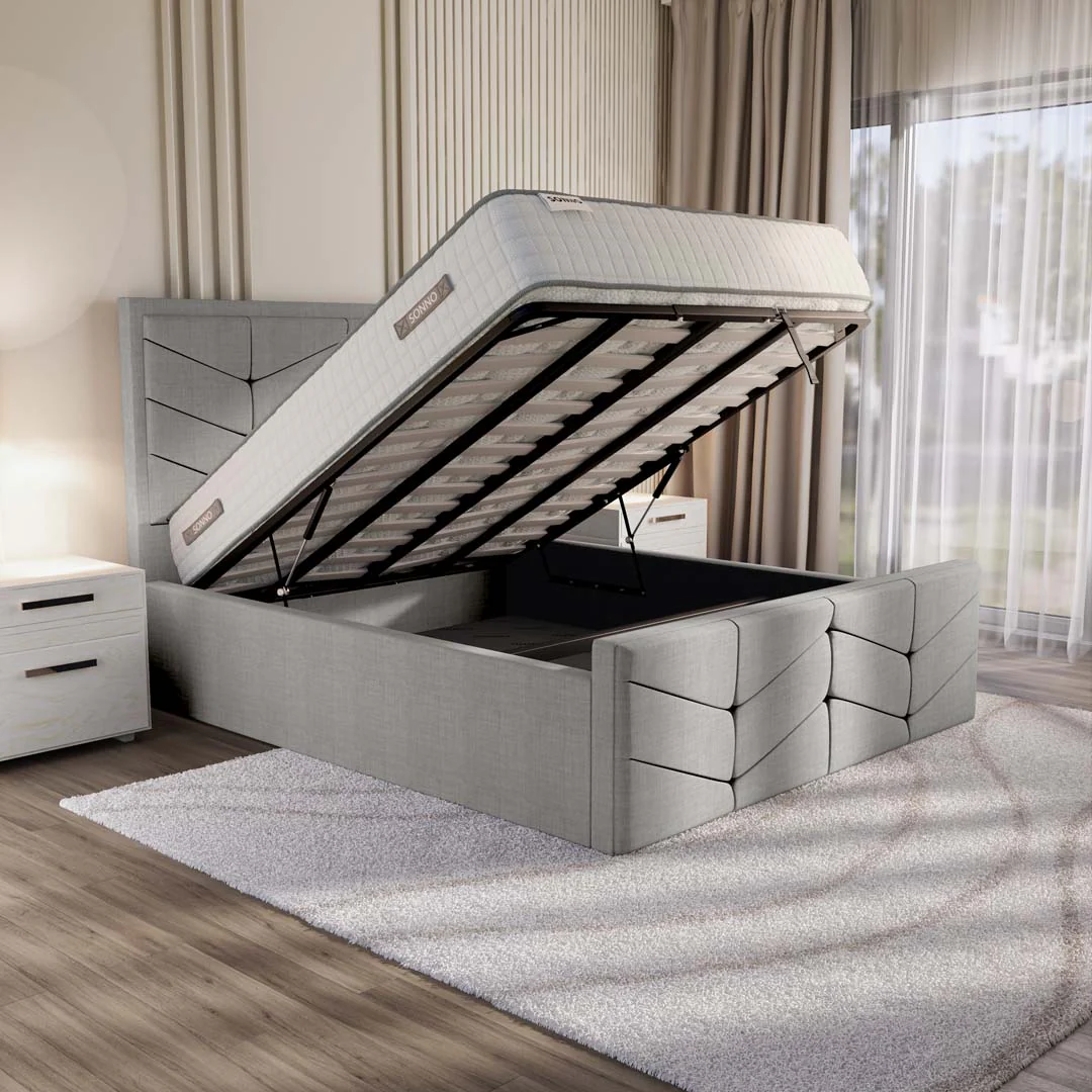 Lancaster Upholstered Ottoman Bed - Image 2