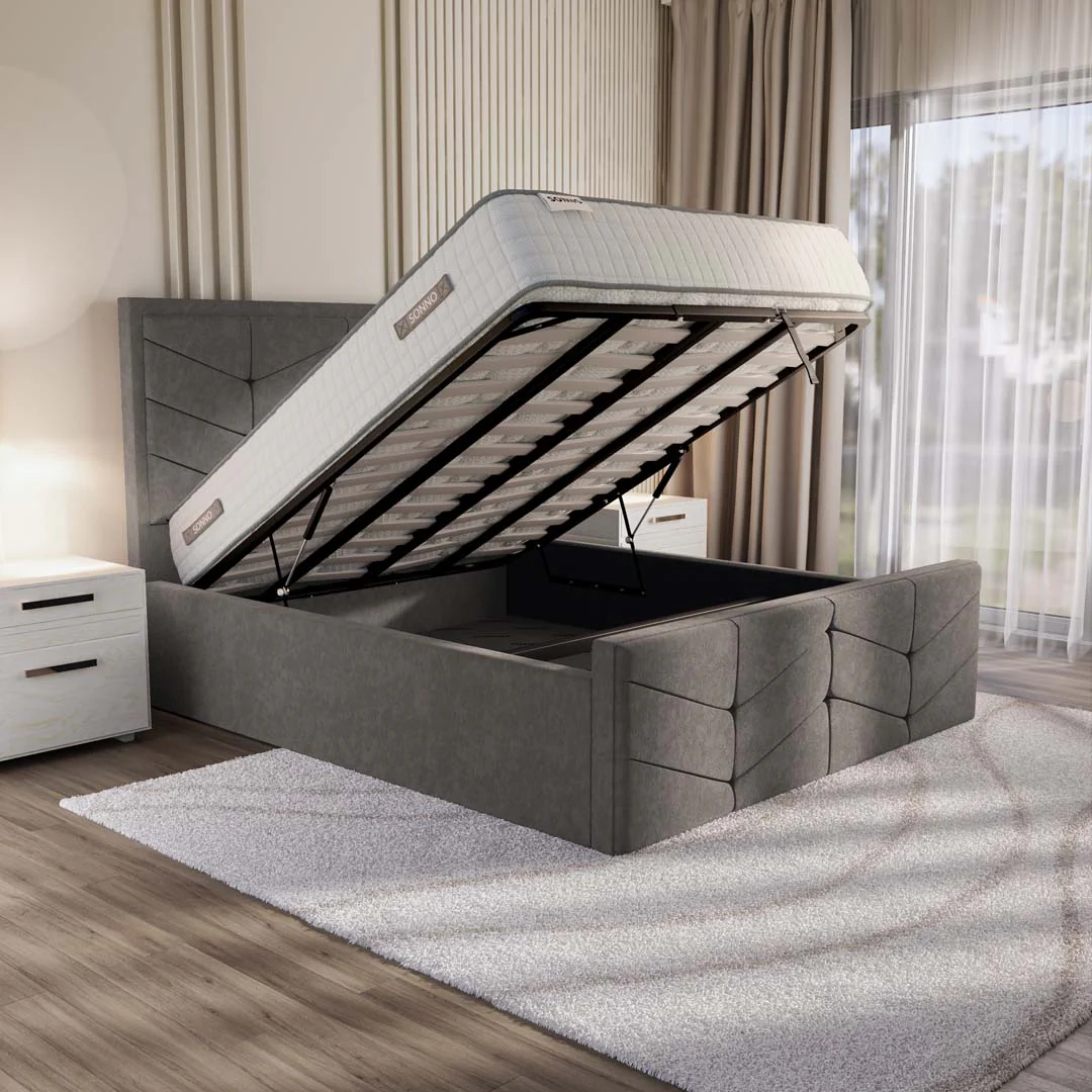 Lancaster Upholstered Ottoman Bed - Image 2