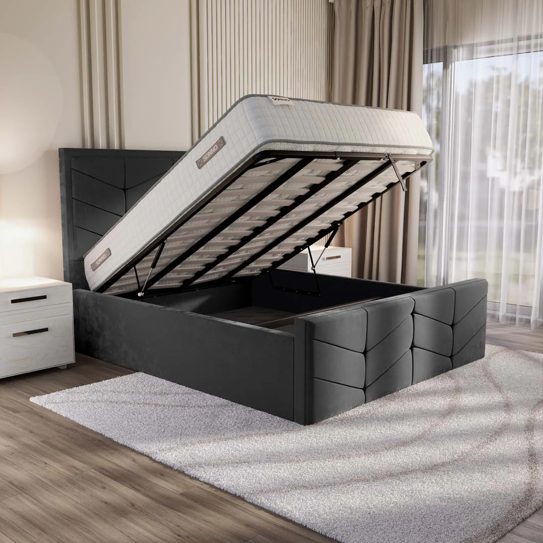 Lancaster Upholstered Ottoman Bed - Image 2