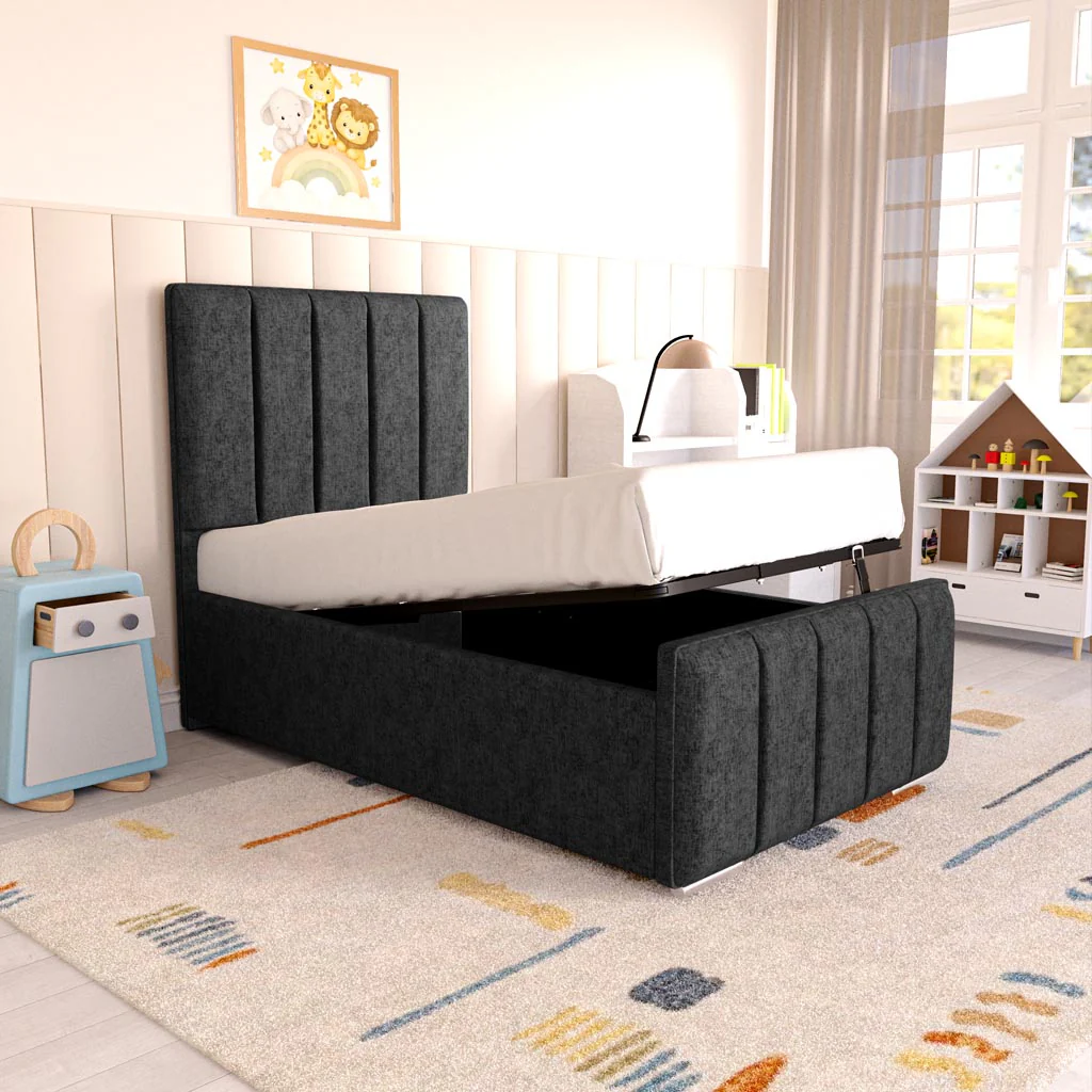 Lisbon Kids Upholstered Ottoman Bed