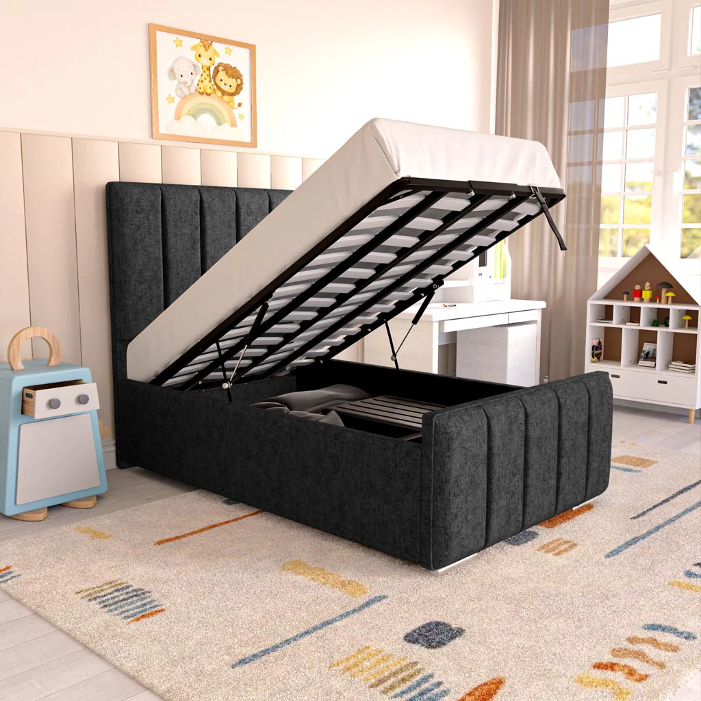 Lisbon Kids Upholstered Ottoman Bed - Image 6