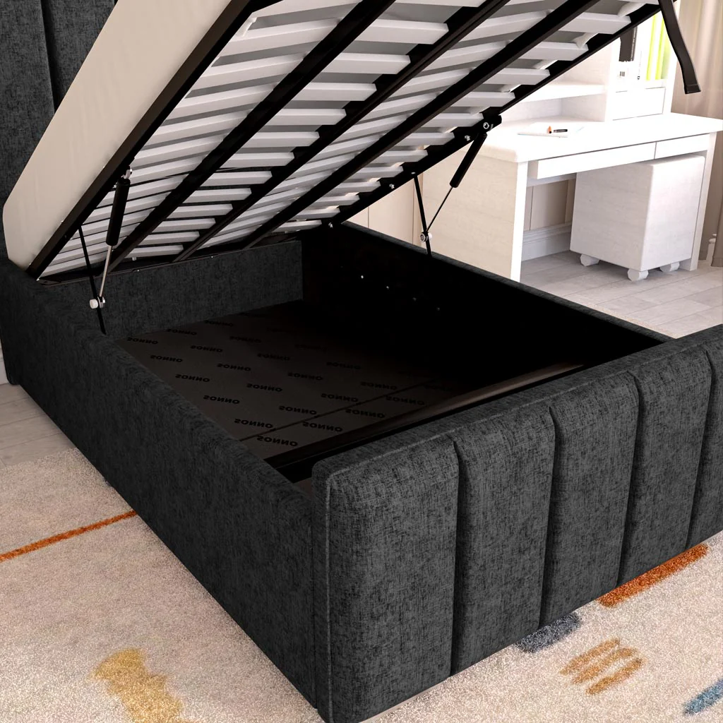 Lisbon Kids Upholstered Ottoman Bed - Image 7
