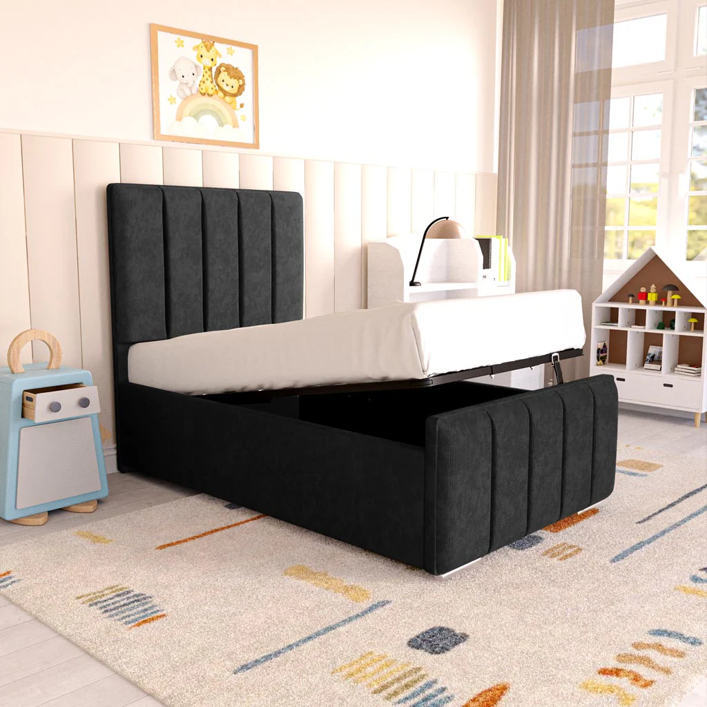 Lisbon Kids Upholstered Ottoman Bed