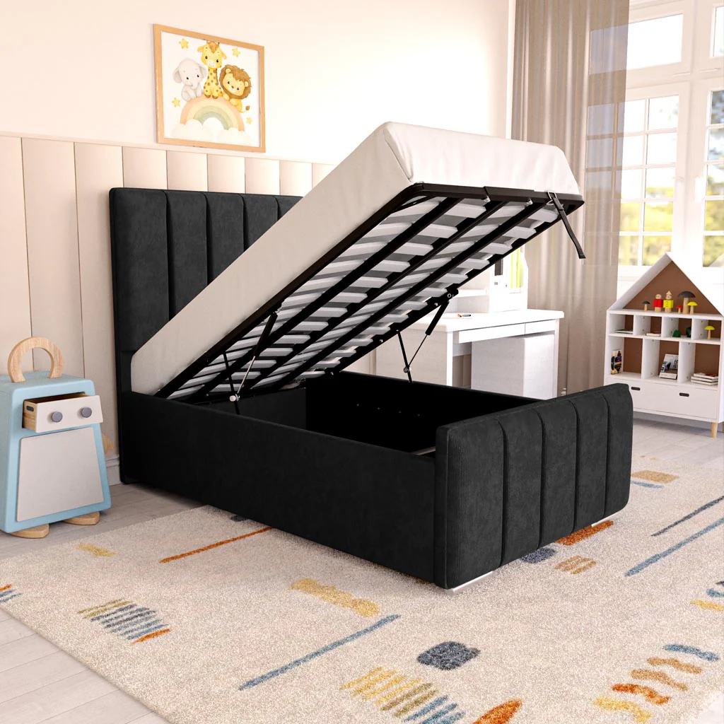Lisbon Kids Upholstered Ottoman Bed - Image 2