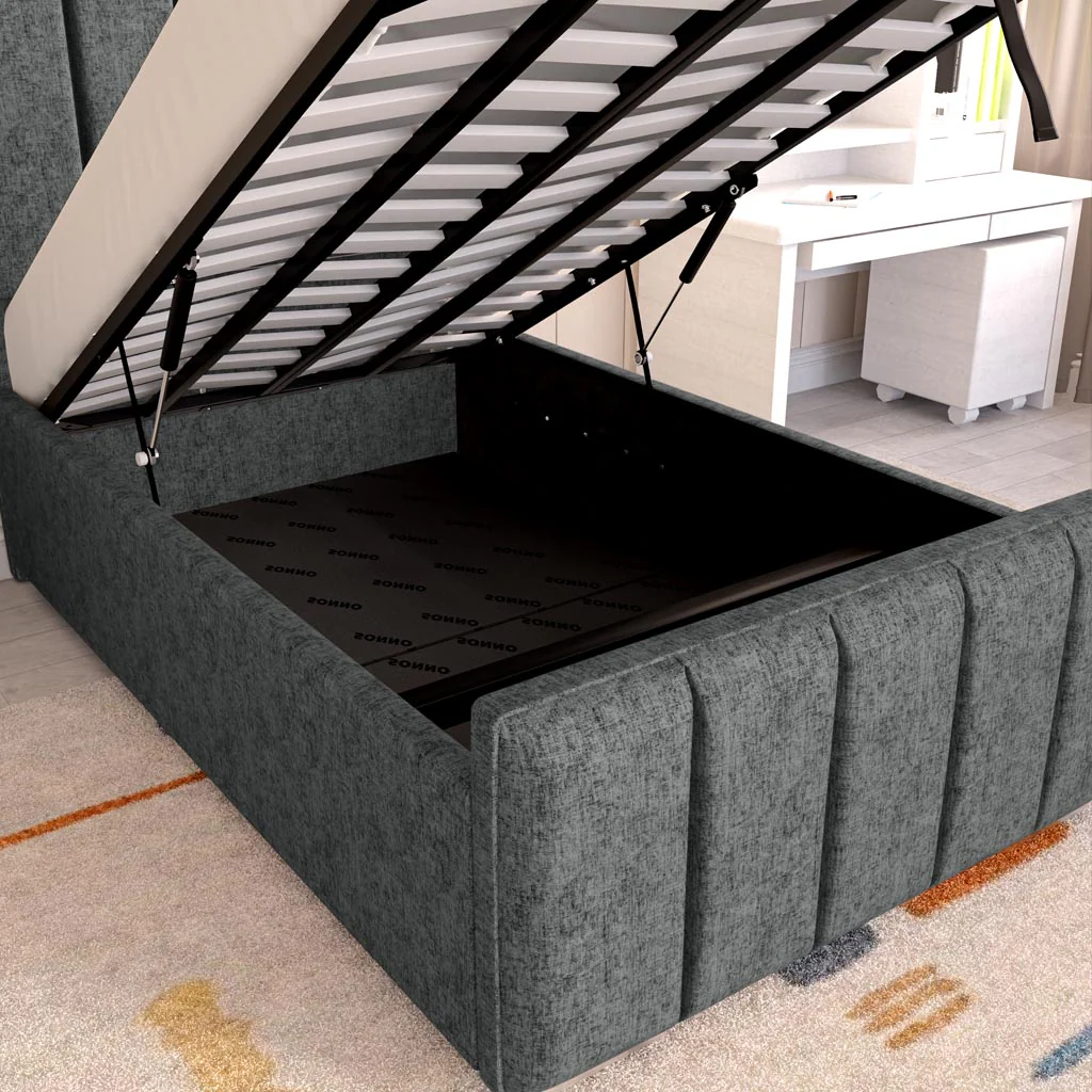 Lisbon Kids Upholstered Ottoman Bed - Image 7