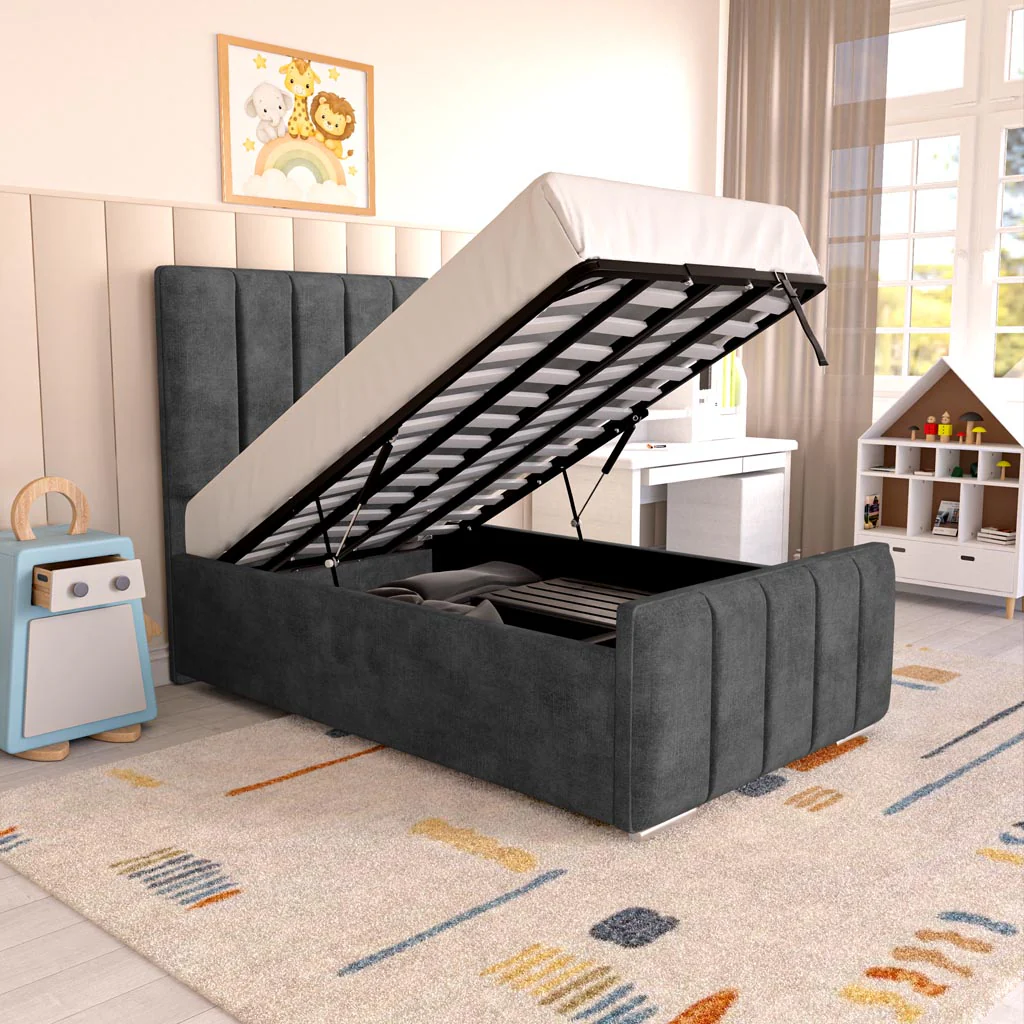 Lisbon Kids Upholstered Ottoman Bed - Image 6