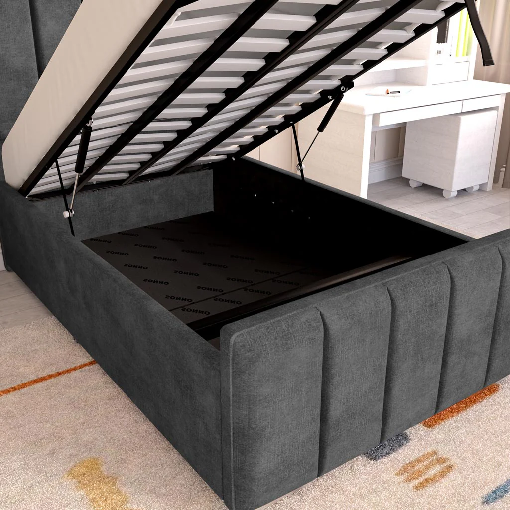 Lisbon Kids Upholstered Ottoman Bed - Image 7