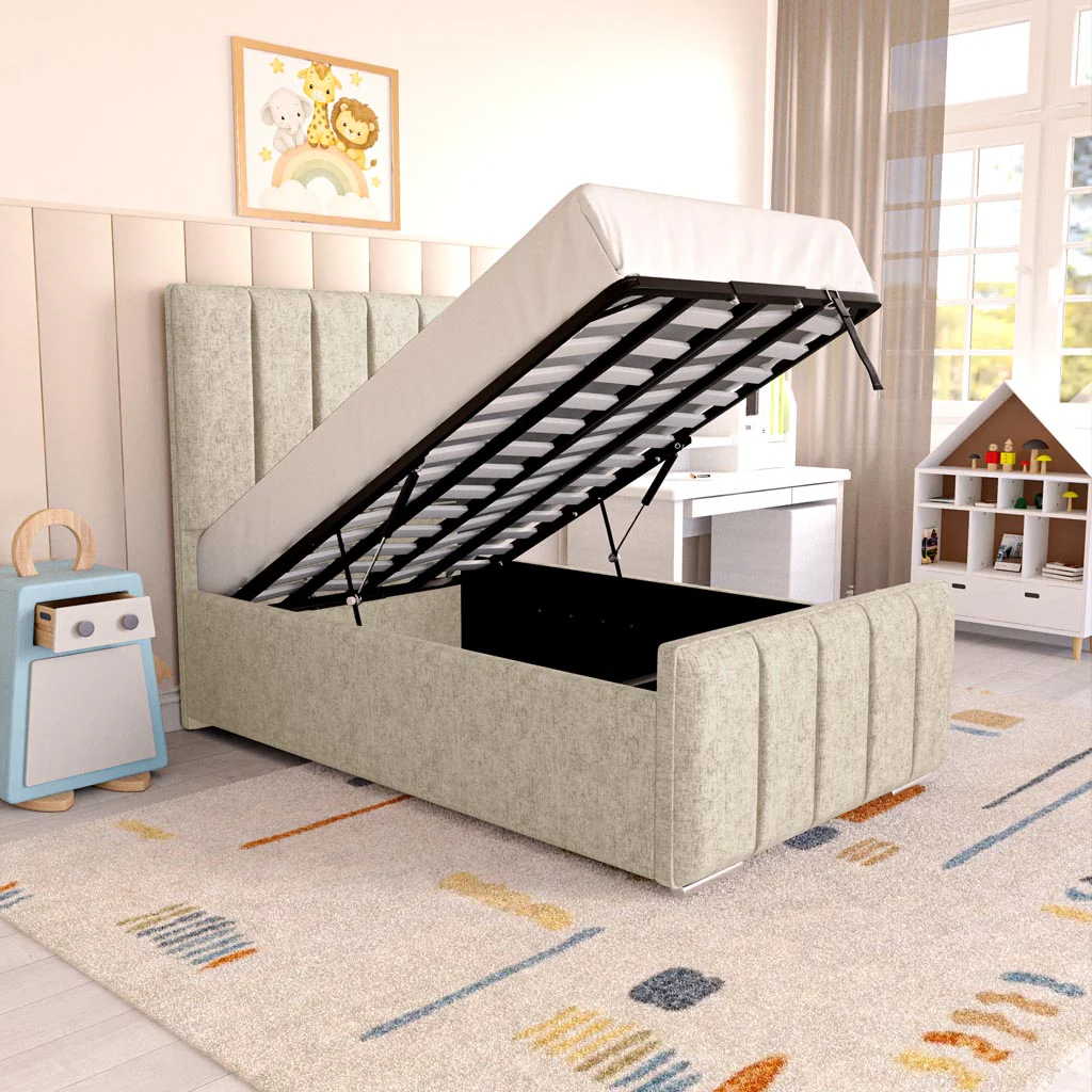 Lisbon Kids Upholstered Ottoman Bed - Image 2