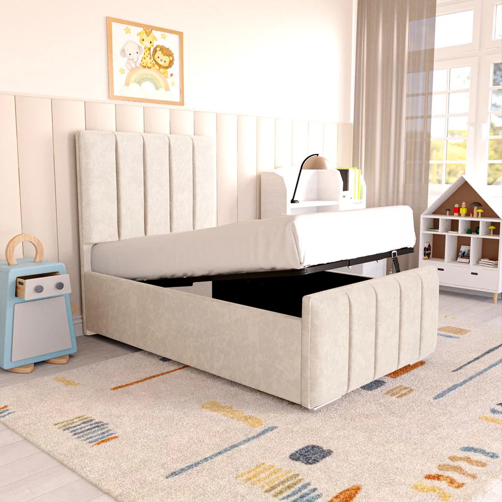 Lisbon Kids Upholstered Ottoman Bed