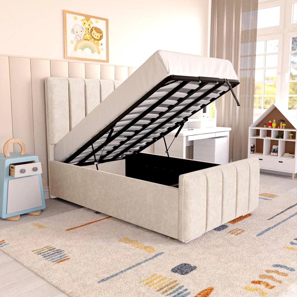 Lisbon Kids Upholstered Ottoman Bed - Image 2