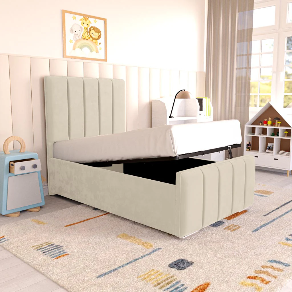 Lisbon Kids Upholstered Ottoman Bed