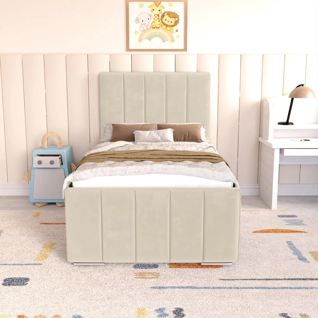 Lisbon Kids Upholstered Ottoman Bed - Image 5