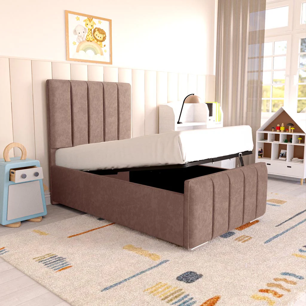Lisbon Kids Upholstered Ottoman Bed