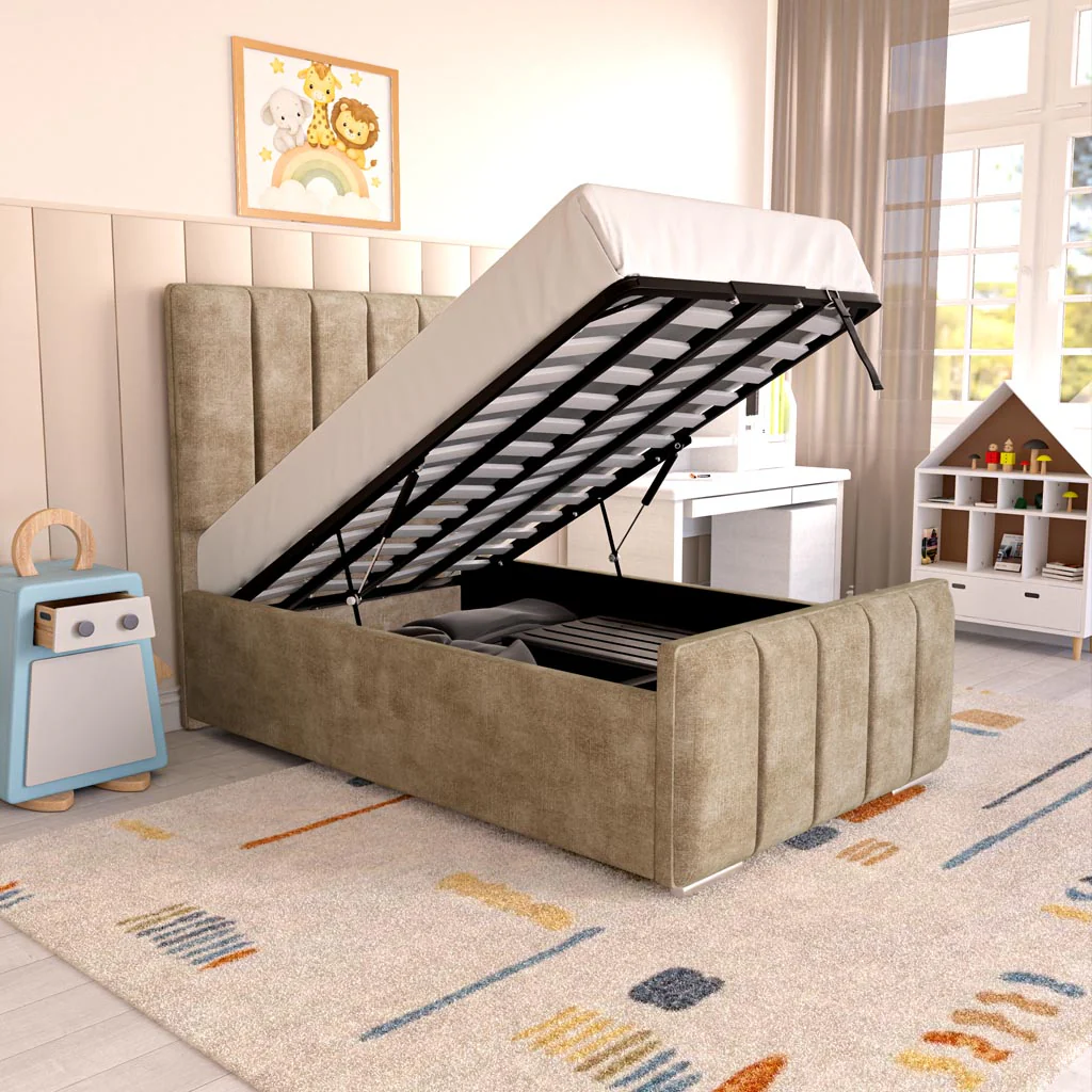 Lisbon Kids Upholstered Ottoman Bed - Image 6