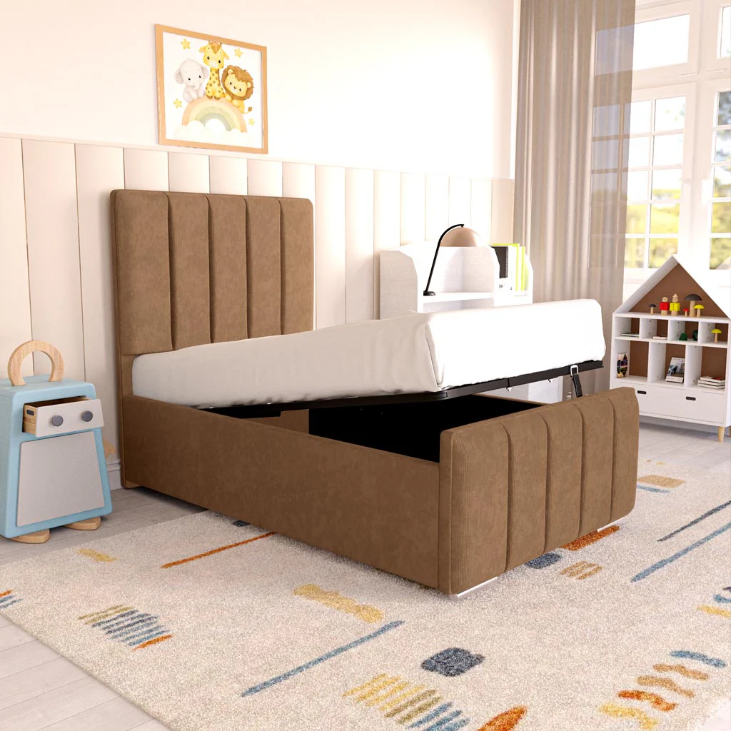 Lisbon Kids Upholstered Ottoman Bed