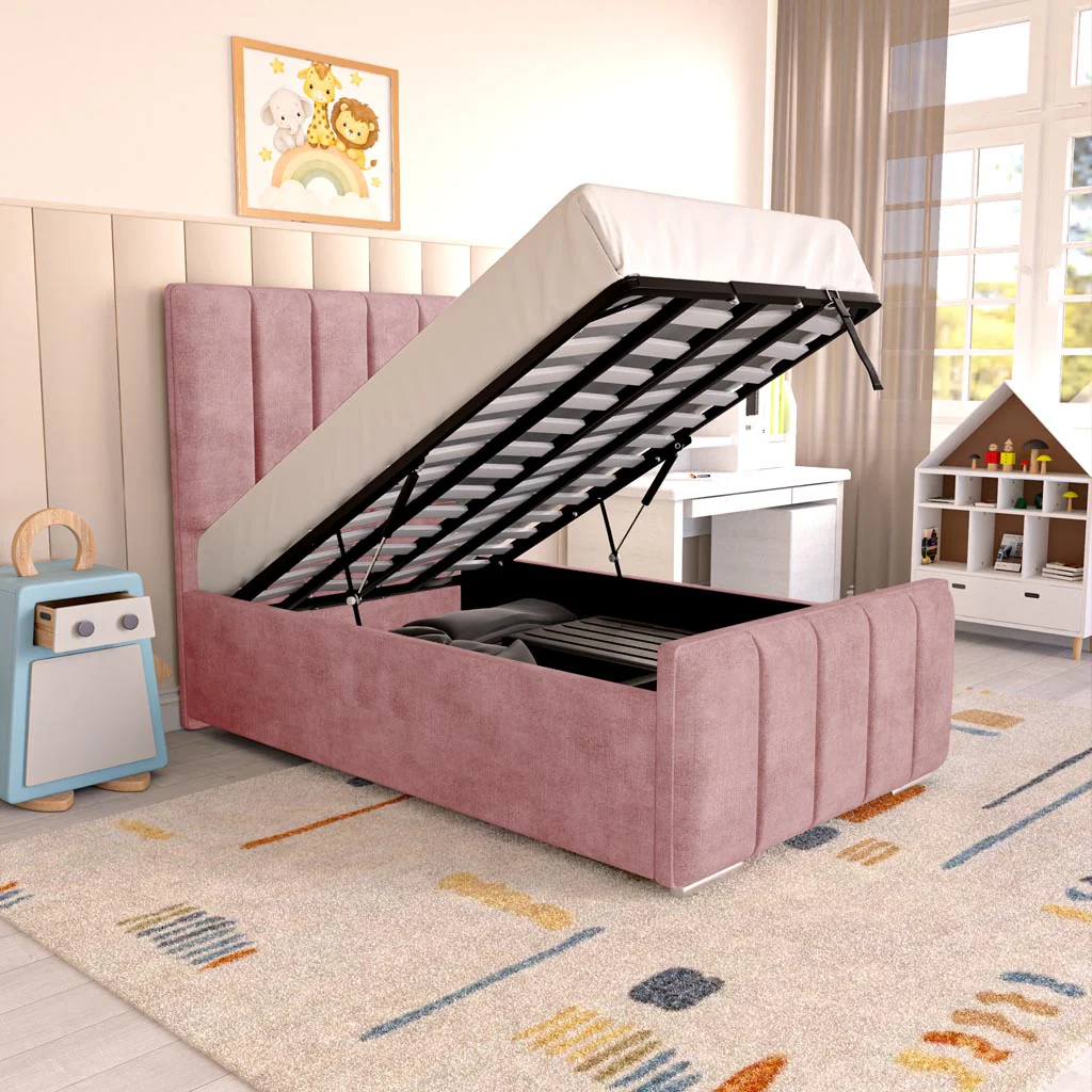 Lisbon Kids Upholstered Ottoman Bed - Image 6