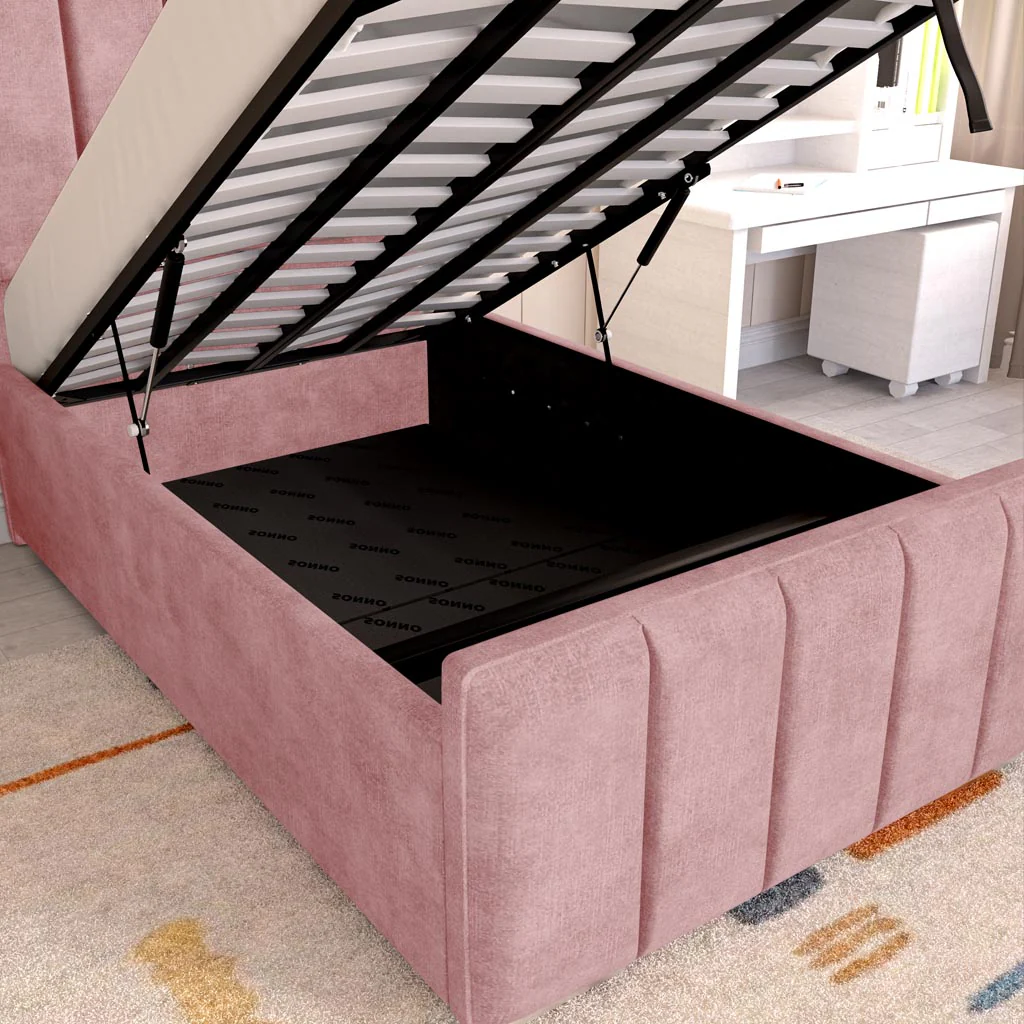 Lisbon Kids Upholstered Ottoman Bed - Image 7