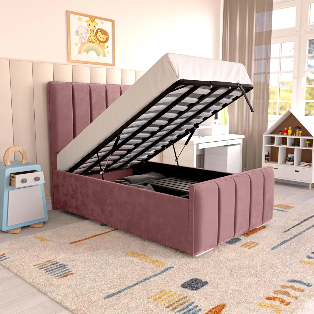 Lisbon Kids Upholstered Ottoman Bed - Image 6