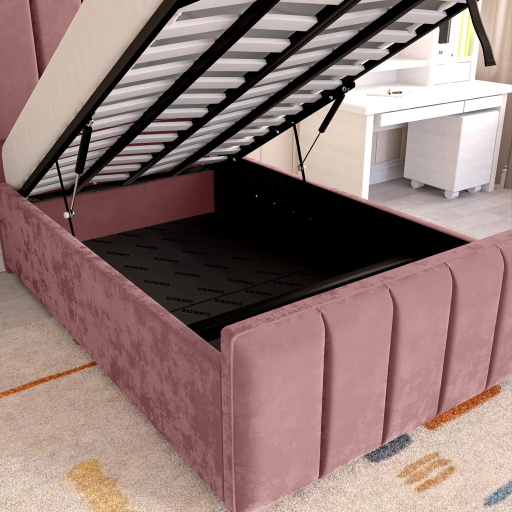 Lisbon Kids Upholstered Ottoman Bed - Image 7