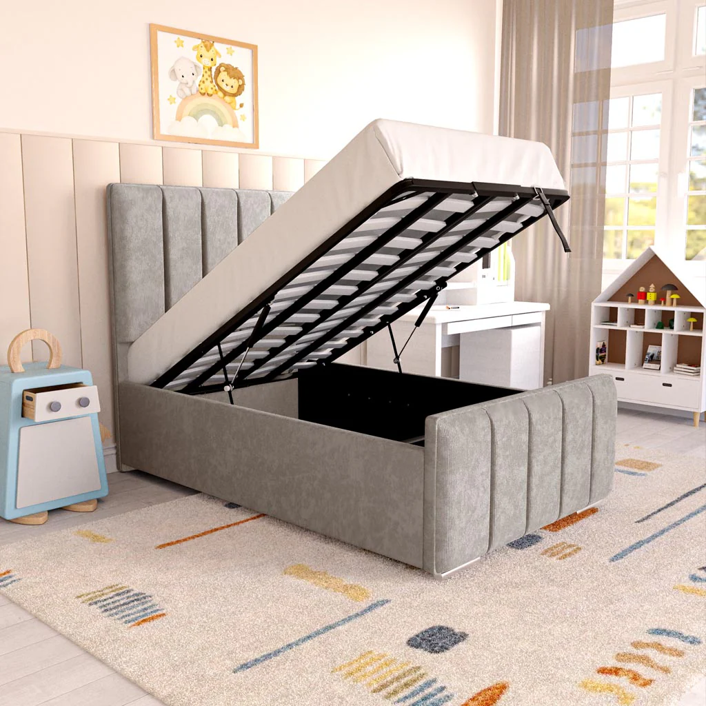 Lisbon Kids Upholstered Ottoman Bed - Image 2
